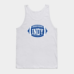 INDY Retro Football - White Tank Top